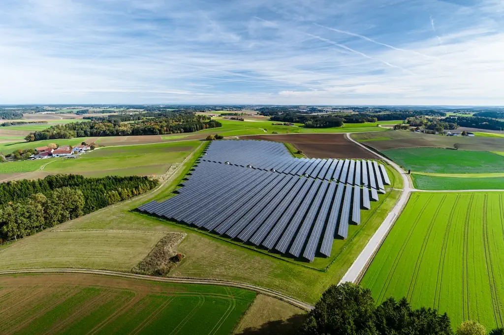 Bild vom Solarpark Margarethenried
