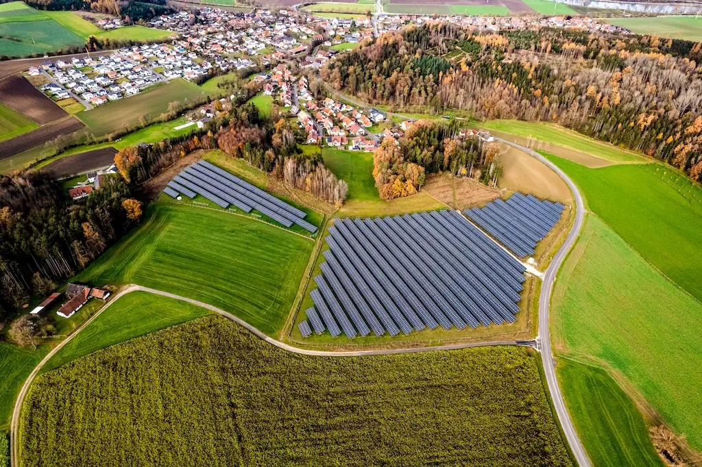Bild vom Solarpark Viecht